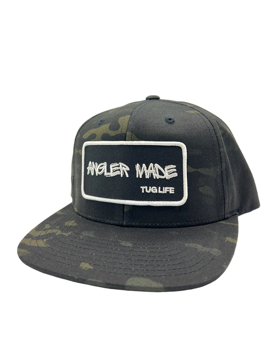 Angler made multicam Flat bill SnapBack