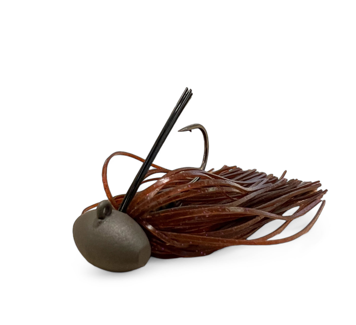 Tug Life Tungsten finesse football jig/ Dark pumpkin