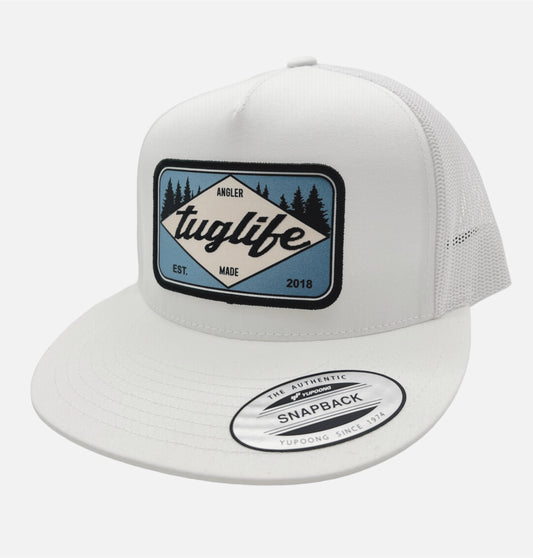 Angler made Flat bill trucker snapback