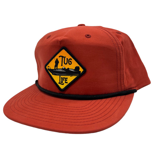 Dark orange UPF+50 Flat bill SnapBack