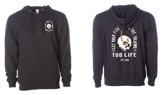 Let your fishing do the talking hoodie