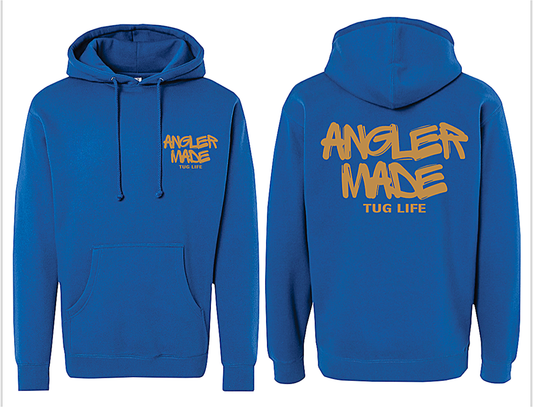 Angler made Royal hoodie